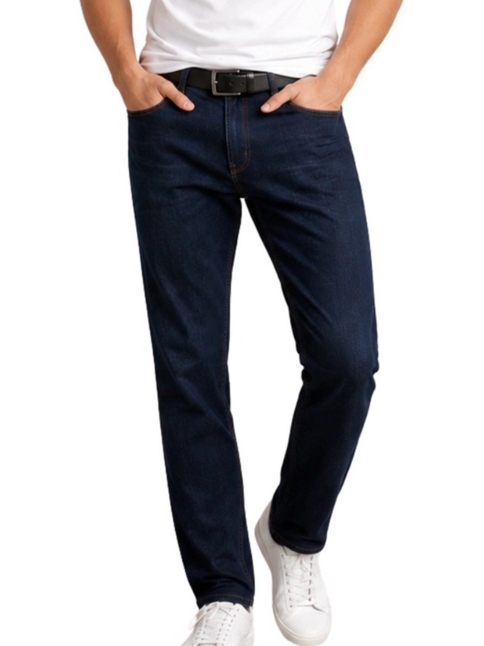 J Brand Men's Size 34 x 33.5 Tyler Slim Fit Dark Wash Stretch Jean